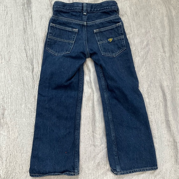Levi's & OshKosh Boot Cut Kids Denim Jeans Dark Blue & Light Blue Size 6 Classic - Picture 8 of 10